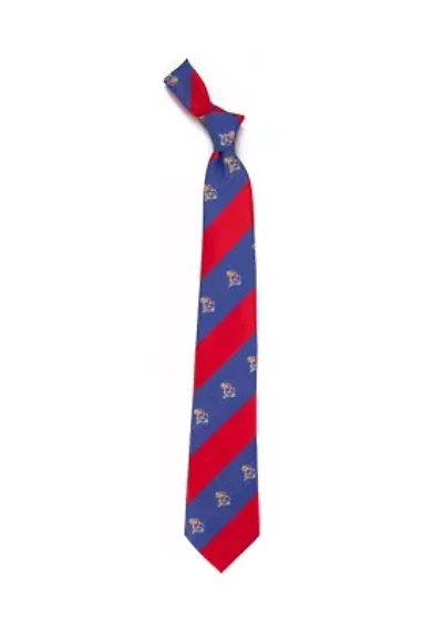 NCAA Kansas Jayhawks Geo Stripe Tie