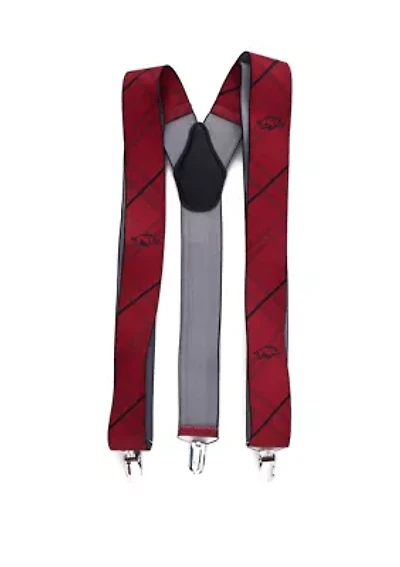NCAA Arkansas Razorbacks Oxford Suspenders