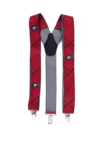 NCAA Georgia Bulldogs Oxford Suspenders