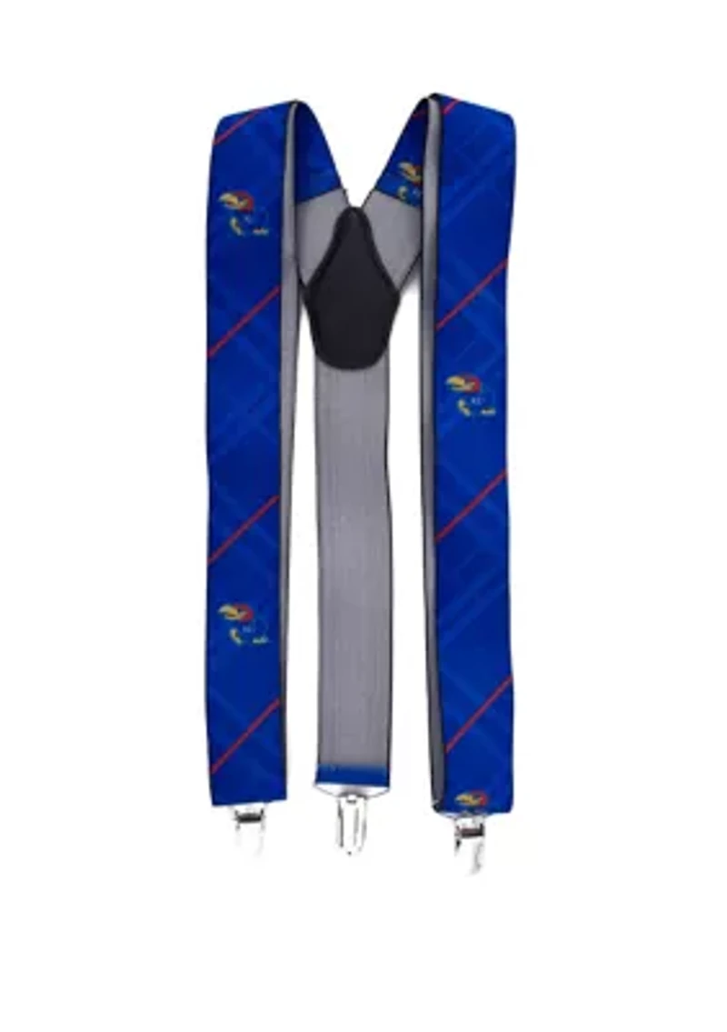 NCAA Kansas Jayhawks Oxford Suspenders