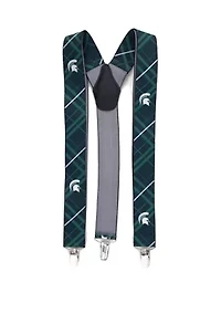 NCAA Michigan State Spartans Oxford Suspenders