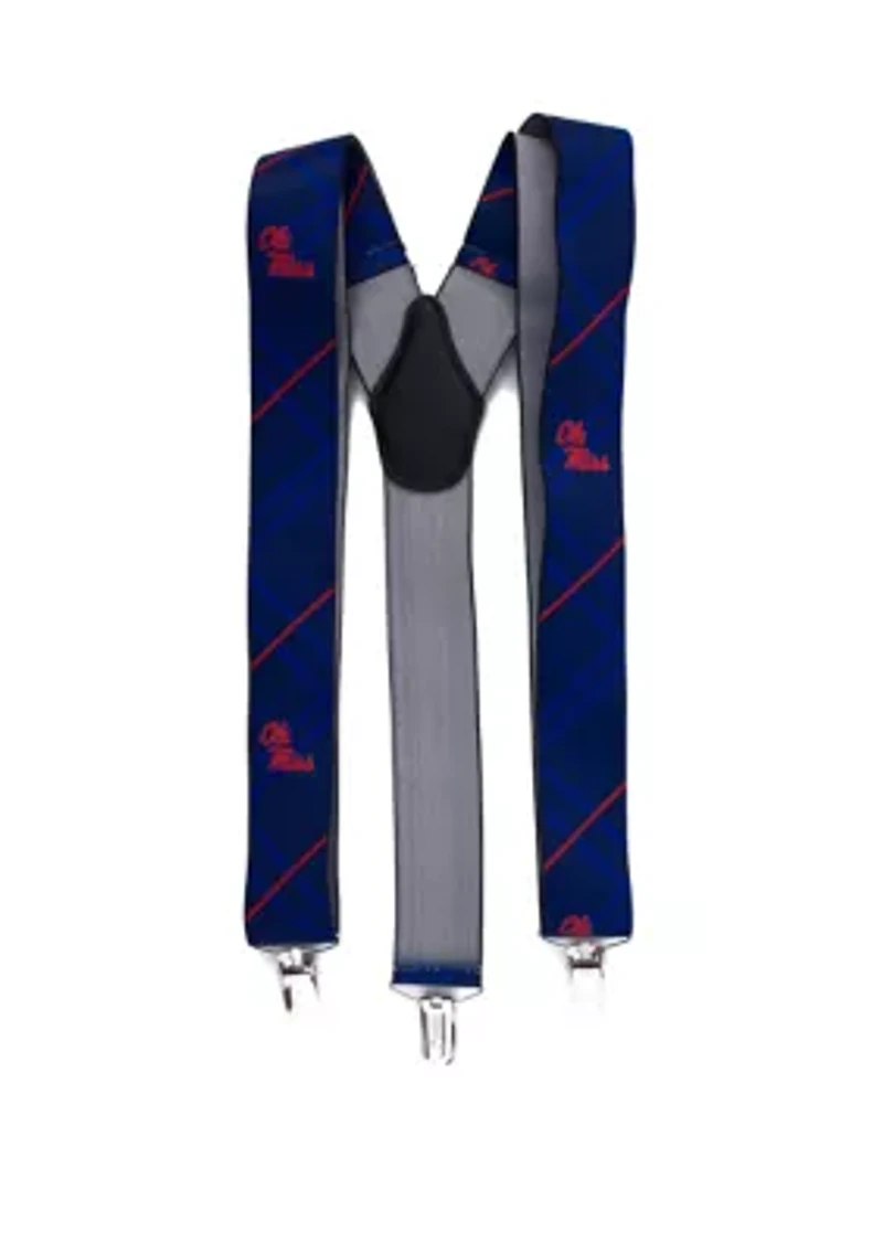 NCAA Ole Miss Rebels Oxford Suspenders