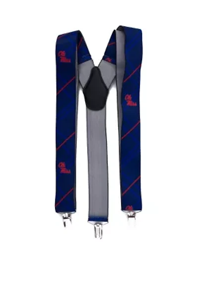 NCAA Ole Miss Rebels Oxford Suspenders