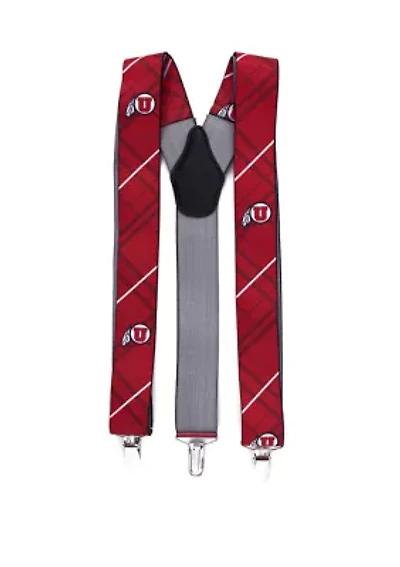 NCAA Utah Utes Oxford Suspenders