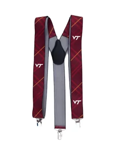 NCAA Virginia Tech Hokies Oxford Suspenders