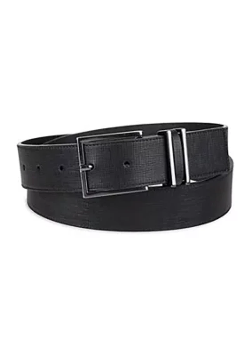 35 Millimeter Saffiano Leather Belt
