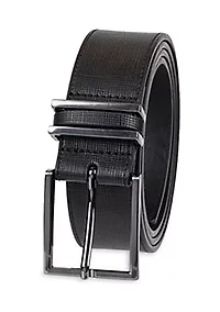 35 Millimeter Saffiano Leather Belt