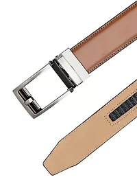 Track Lock Buckle Dress Belt