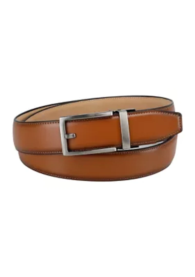 Track Lock Buckle Dress Belt