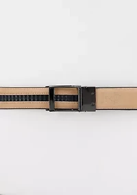 Track Lock Buckle Dress Belt
