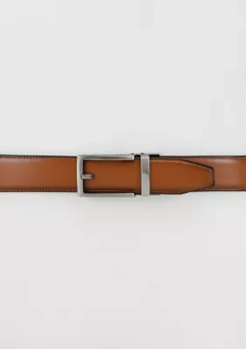 Track Lock Buckle Dress Belt