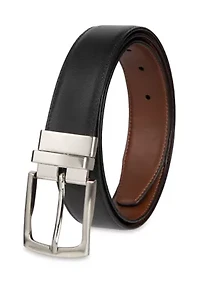 Reversible Stitched Edge Dress Belt