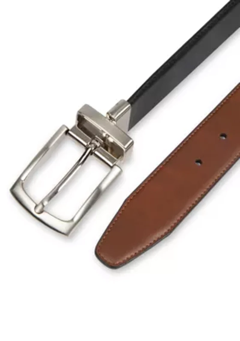 Reversible Stitched Edge Dress Belt