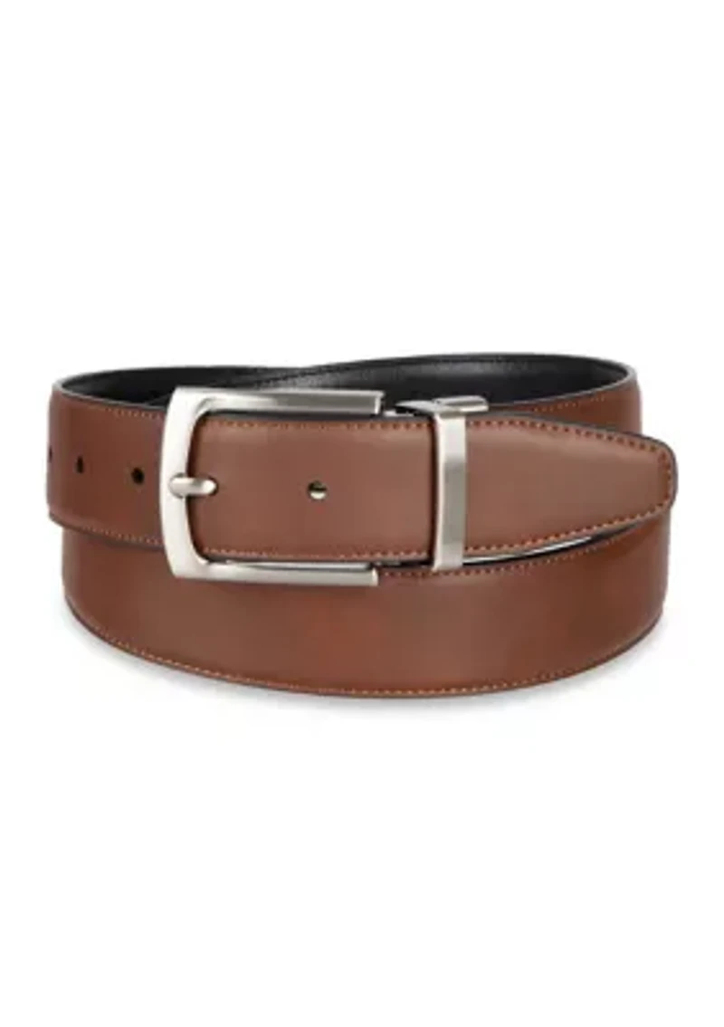 Reversible Stitched Edge Dress Belt