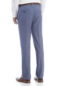 Blue Chambray Stretch Pants
