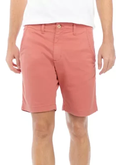 9 Inch Flat Front Shorts