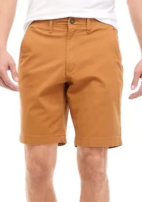 9" Stretch Twill Shorts