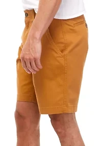9" Stretch Twill Shorts