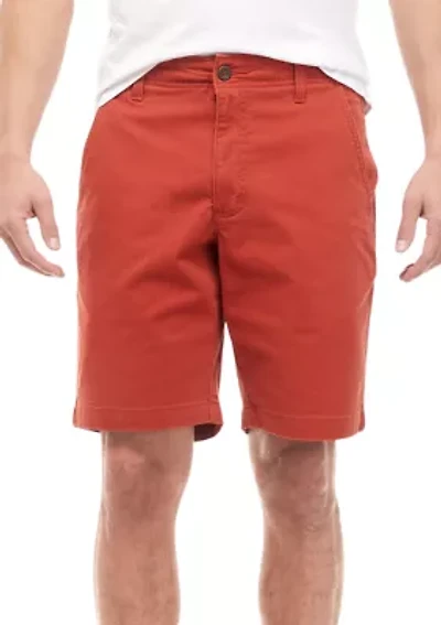 9" Stretch Twill Shorts