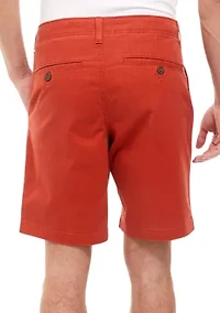 9" Stretch Twill Shorts