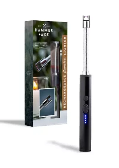 Rechargeable Flameless Lighter, Micro USB, Bendable Neck, Electric Lighter