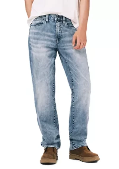 Relaxed Straight Driven Sandblasted Jeans