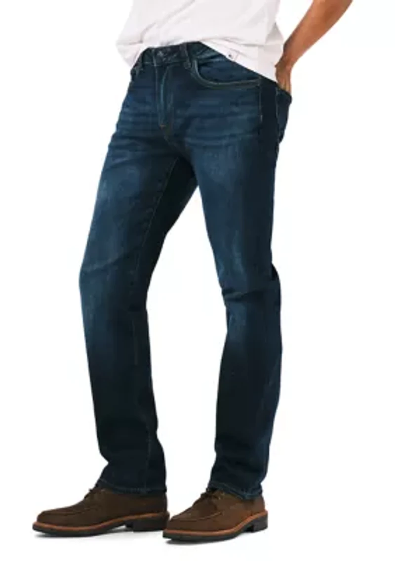 Straight Six Sanded Indigo Jeans