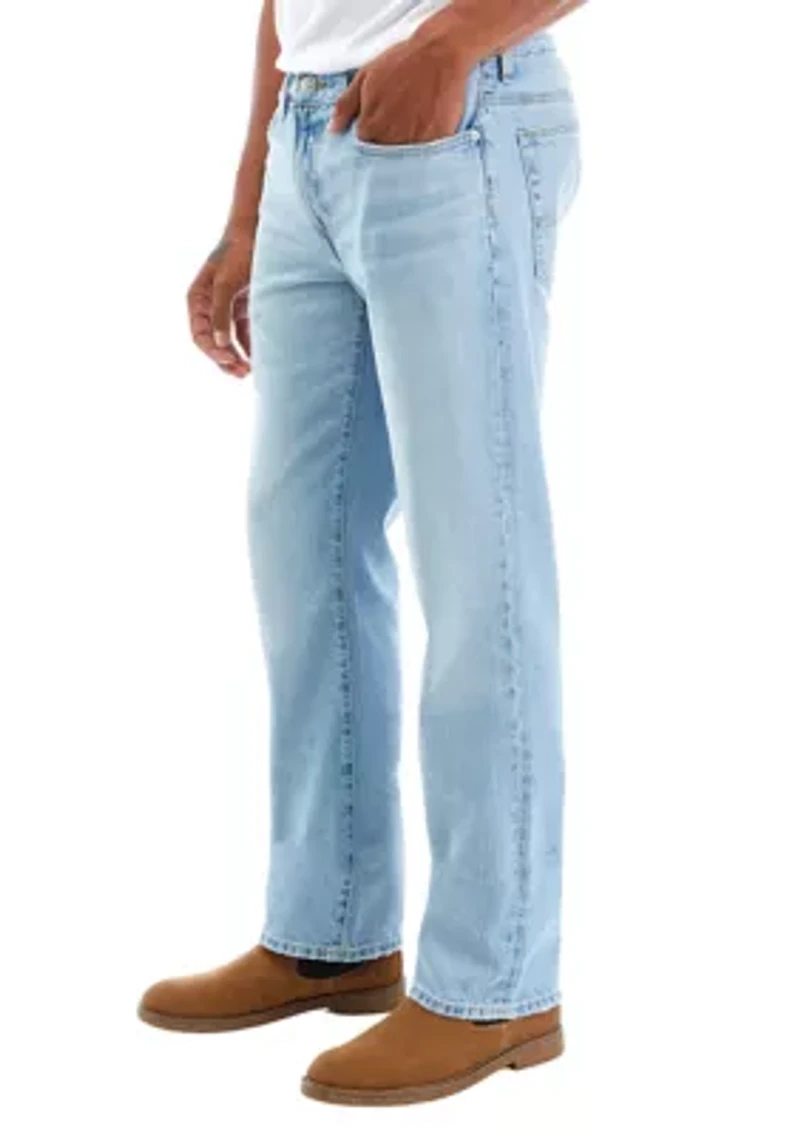 Men's Relaxed Fit Straight Leg Jeans