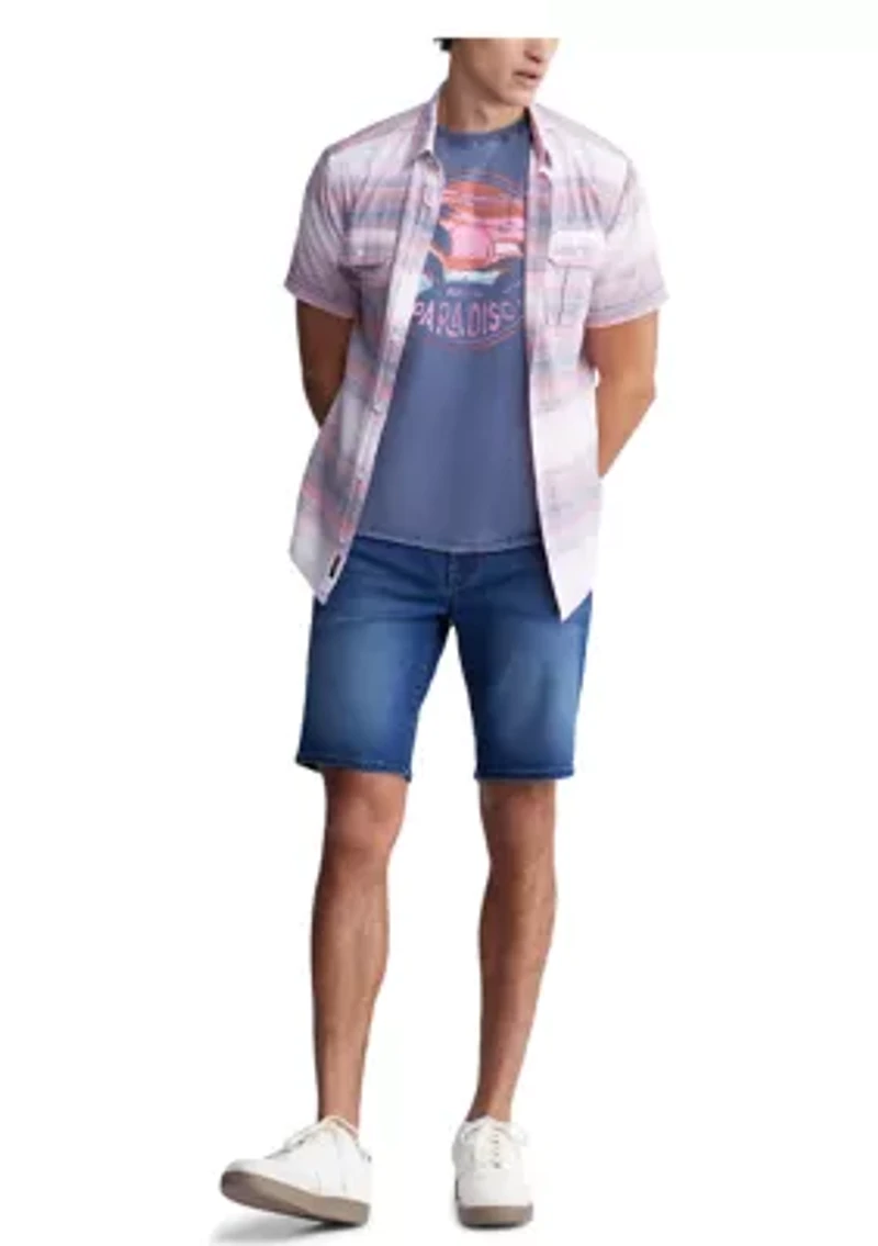 Men's Dean Relaxed Straight Denim Shorts
