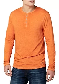 Men's Burnout Jersey Kaduk Henley Shirt