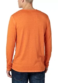 Men's Burnout Jersey Kaduk Henley Shirt