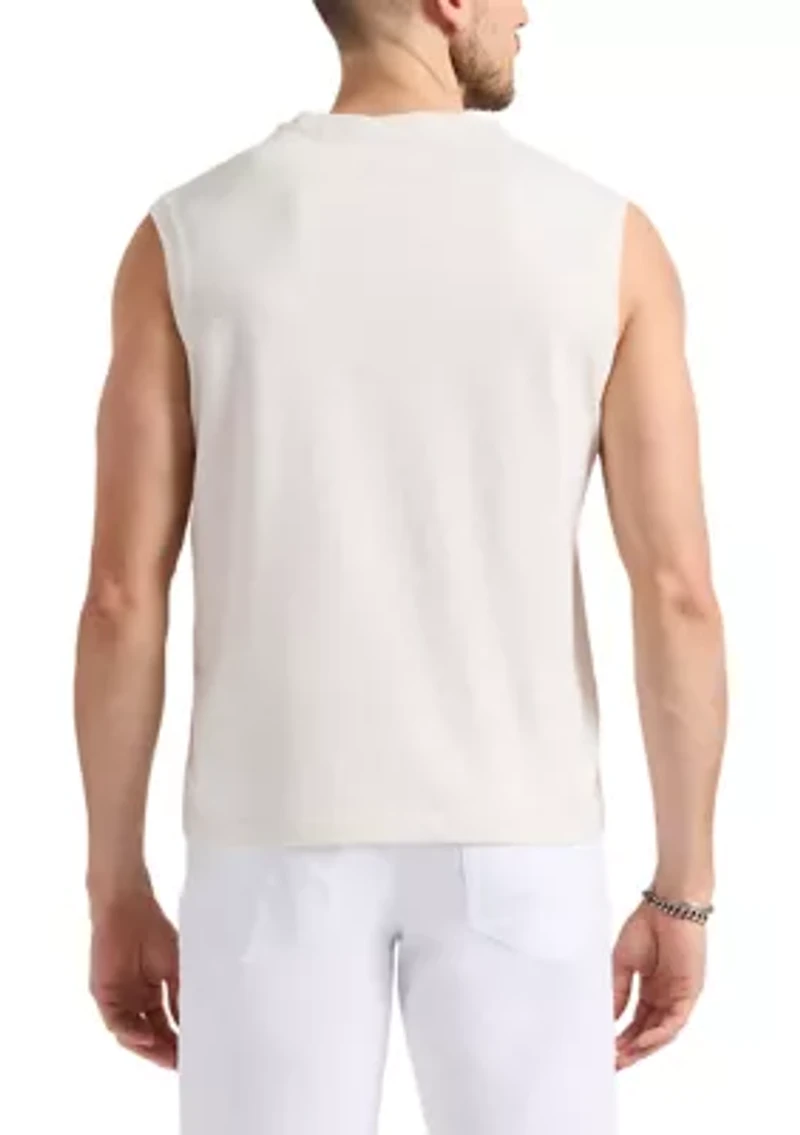Kingster Men's Relaxed Fit Jersey Tank Top
