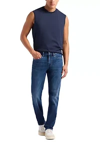 Kingster Men's Relaxed Fit Jersey Tank Top