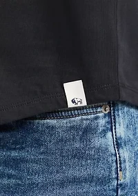 Men's Short Sleeve Henley T-Shirt, Fern