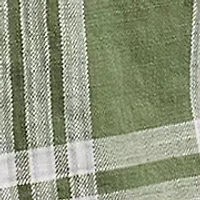 Men's Saroz Short-Sleeve Plaid Shirt, Hedge Green