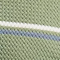 Men's Winder Short-Sleeve Striped Sweater Polo, Hedge Green