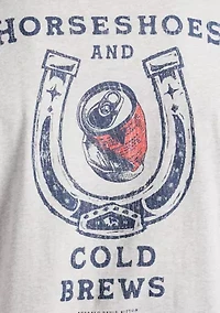 Men's Tastrup Graphic T-Shirt with Horseshoes Print