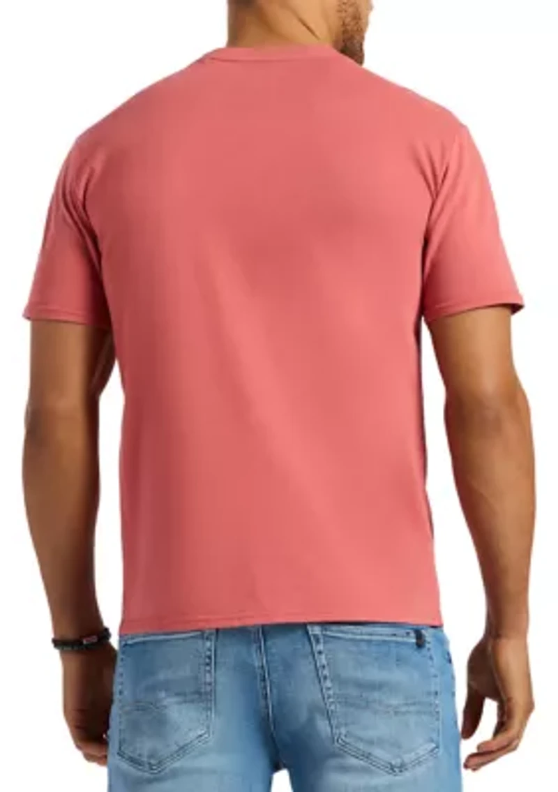 Men's Tarz Graphic T-Shirt with Bull Skull Motif