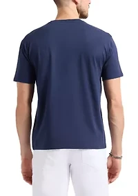 Men's Talla Graphic T-Shirt with American Flag Print