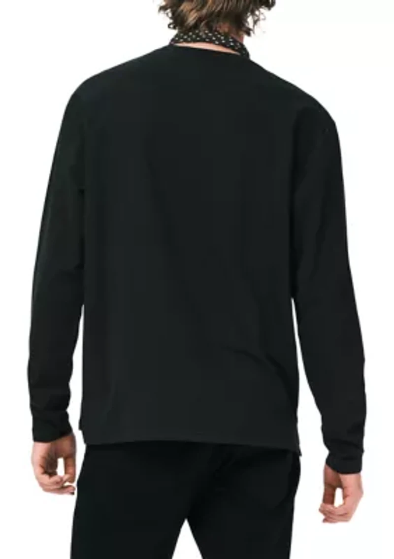 Men's Kade Long Sleeve Relaxed Pocket Top, Black