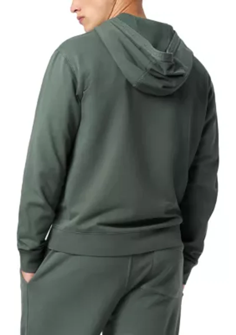 Men's Kaye Relaxed Pullover Hoodie, Dark Forest