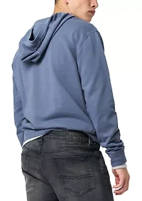 Men's Kaye Relaxed Pullover Hoodie, Dark Forest