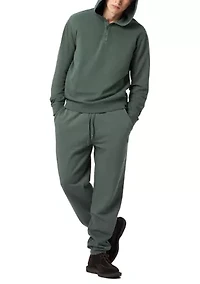 Men's Kaye Relaxed Pullover Hoodie, Dark Forest