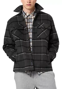 Men's Jace Plaid Shirt Jacket