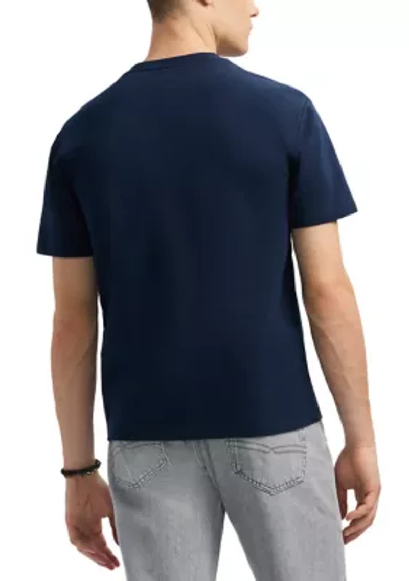 Men's Tomba Graphic T-Shirt with Raised Logo Print, Whale