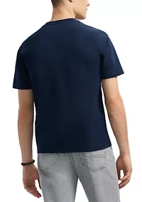 Men's Tomba Graphic T-Shirt with Raised Logo Print, Whale
