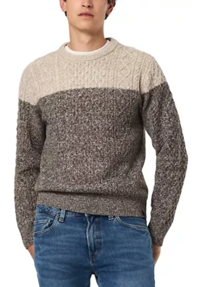 Men's Wintor Color Block Sweater