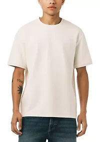 Men’s Kellen Short Sleeve Textured Knit Crew Neck Top