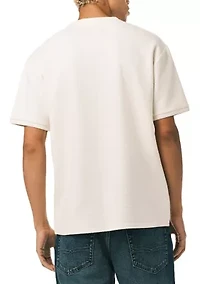 Men’s Kellen Short Sleeve Textured Knit Crew Neck Top