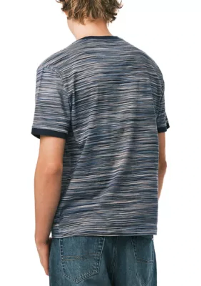Men’s Kirion Short Sleeve Striped Crew Neck Top